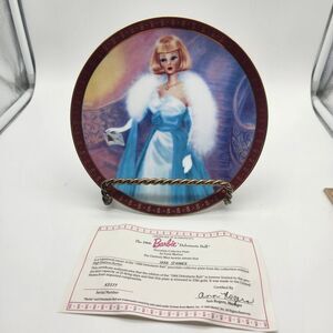 1966 Barbie Debutante Ball, High Fashion Barbie, Danbury Mint Plate 1990